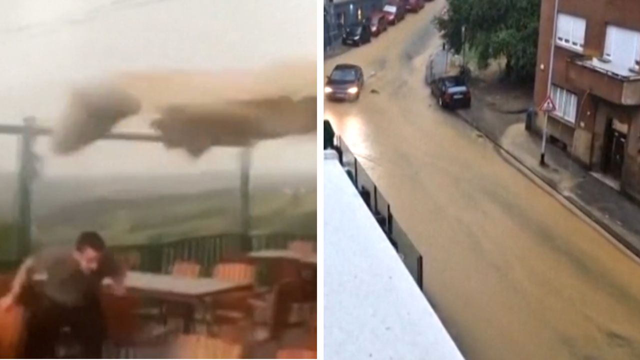 Potężne burze na Bałkanach. Ulice Chorwacji i Słowenii zamieniły się w potoki