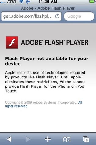 Adobe: brak flasha w iPhone? To wina Apple!