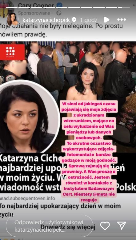 Katarzyna Cichopek ofiarą przerobionych zdjęć.