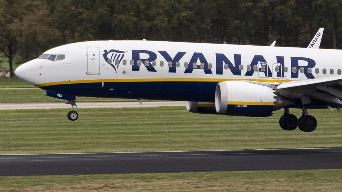 Ryanair leciał z Krakowa do brytyjskiego Bristolu.