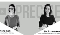 Marta Kubik head of new business w K2 Precise. Aleksandra Krzyżanowska business development managerem