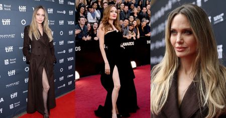 50-letnia Angelina Jolie odtwarza ikoniczną pozę z Oscarów na festiwalu w Toronto