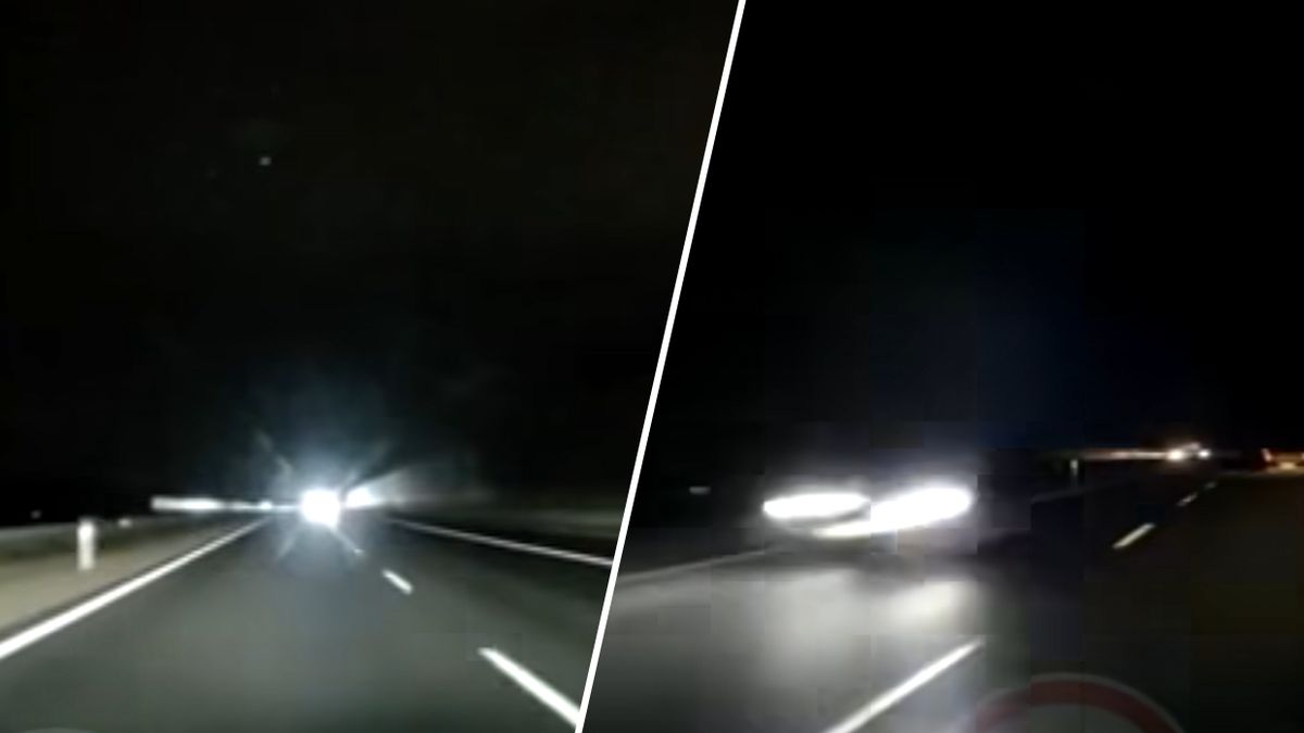 Kierowca jechał autostradą pod prąd