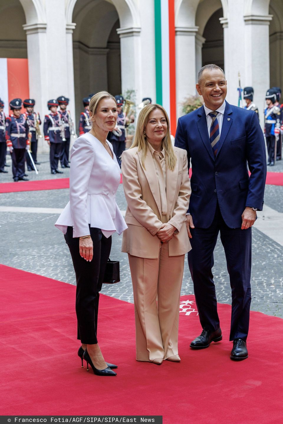 Marta i Karol Nawroccy we Włoszech