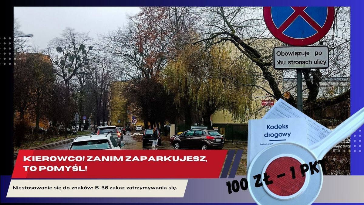 Mandaty za złe parkowanie 