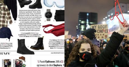 "Wysokie Obcasy Extra" polecają STYLIZACJĘ NA PROTESTY za prawie 4 tysiące złotych!