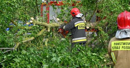 Potężna burza nad Małopolską. Wiele interwencji straży