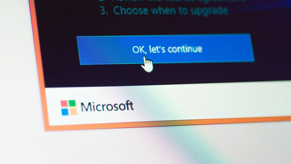 Ekran aktualizacji systemu Windows z depositphotos
