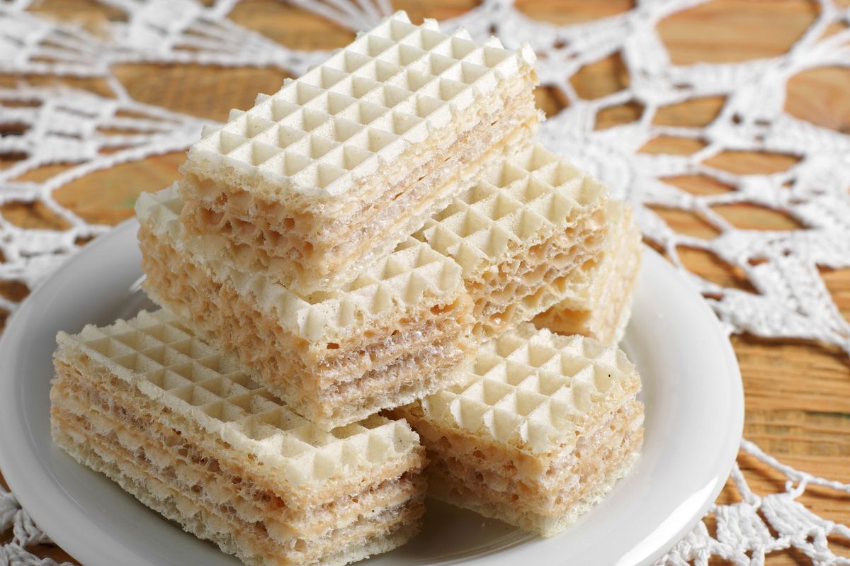 Wafle z nadzieniem