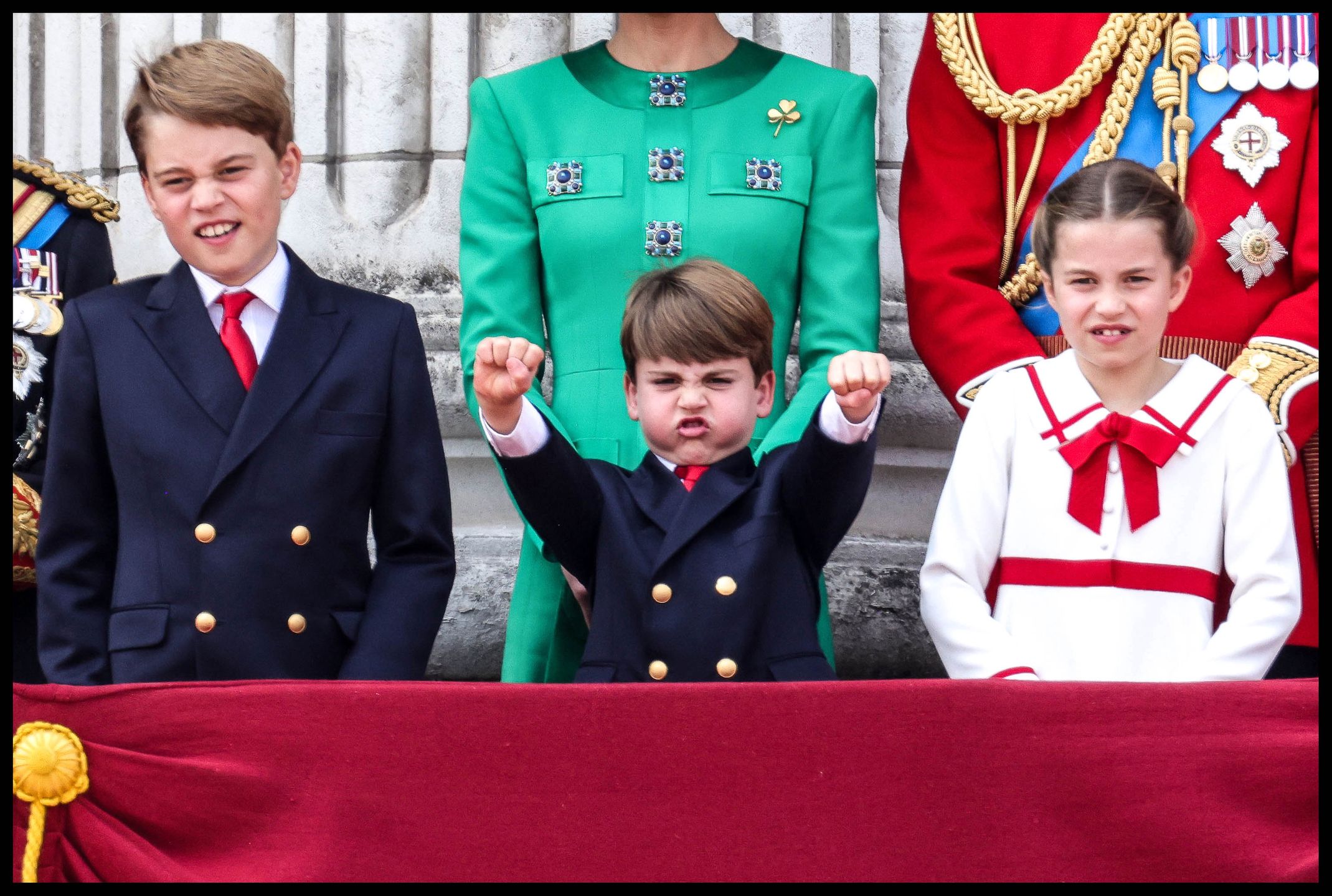 Książę George, książe Louis i księzniczka Charlotte
