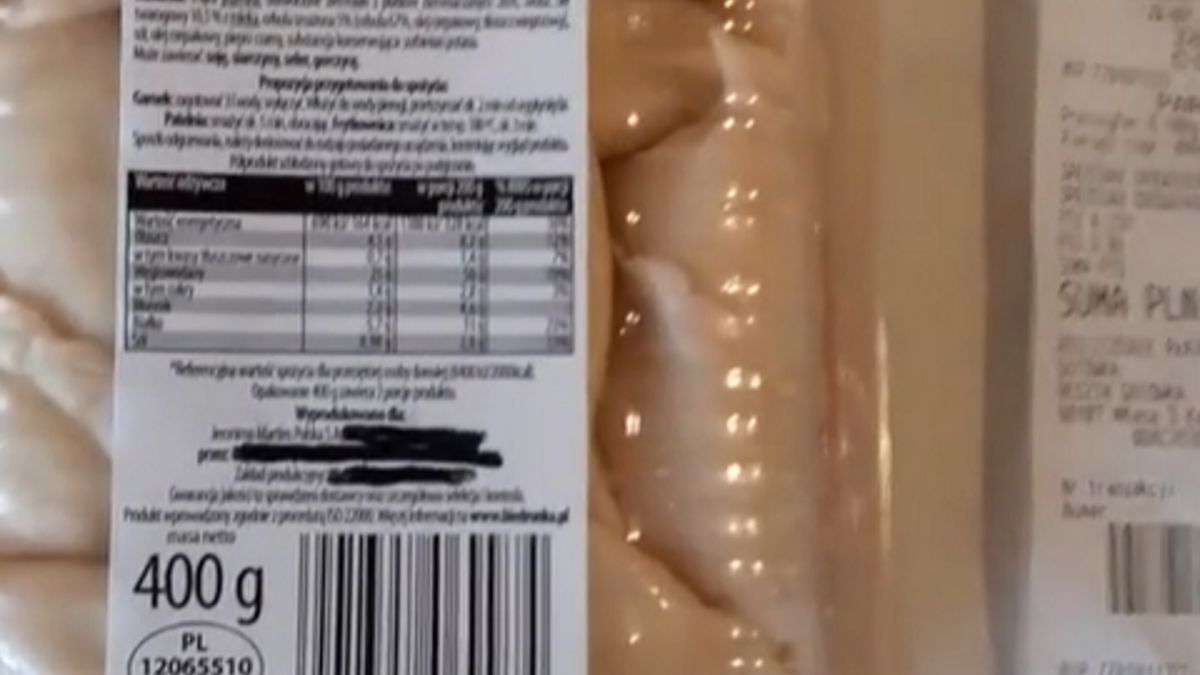 TikToker nie miał litości dla pierogów z Biedronki