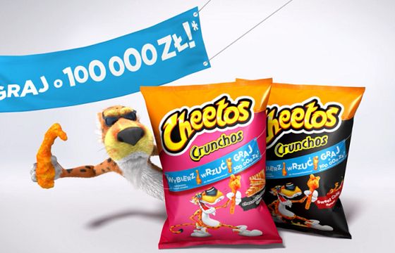 „Włącz wyobraźnię” w promocji chrupek Cheetos Crunchos (wideo)