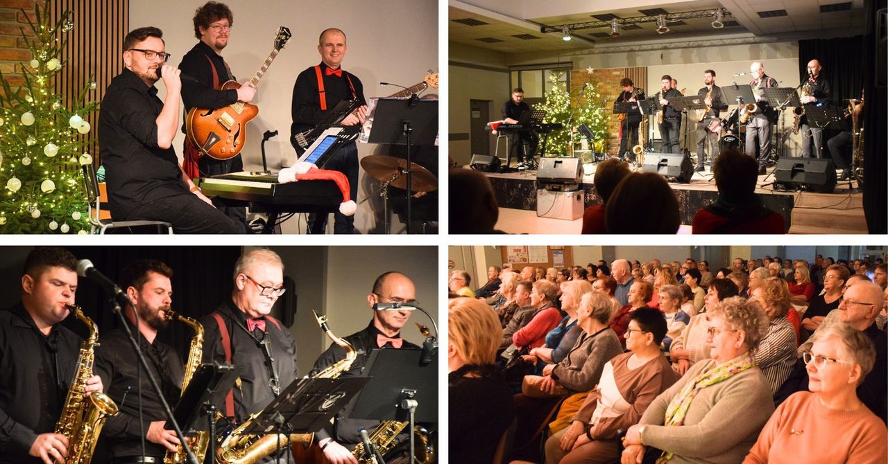 Szamotuły: Koncert Gwiazdkowy Monti Brass Band w Zespole Szkół nr 3