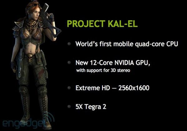 Tablet Asusa z Tegrą 3: 4 rdzenie CPU, 12 rdzeni GPU
