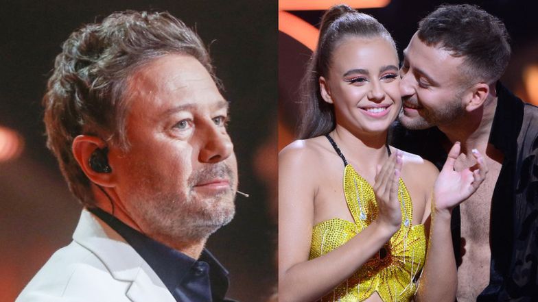 Andrzej Piaseczny kibicuje Oliwii Bieniuk w "Tańcu z Gwiazdami"