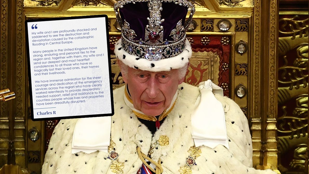 Król Karol III zabrał głos ws. powodzi