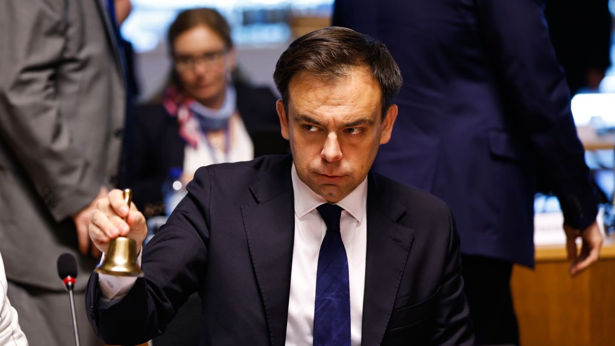 Andrzej Domanski, Poland's finance minster, during an Economic and Financial Affairs Council (ECOFIN) meeting in Luxembourg, on Friday, June 20, 2025. The EU faces the threat of 50% levies on nearly all its exports to the US when a deadline set by Trump expires on July 9. Photographer: Simon Wohlfahrt/Bloomberg via Getty Images