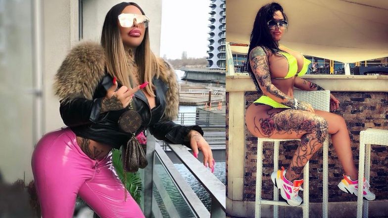 Powiększone pośladki gwiazd