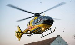 11 osób rannych w wypadku. Wysłano śmigłowce LPR