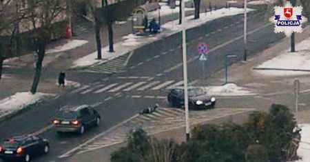 Łuków: Przechodziła przez pasy, wjechał w nią samochód (wideo)