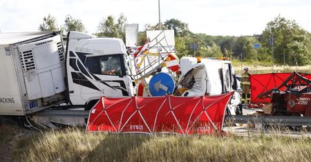 Wypadek na A1 pod Mykanowem, trwa akcja ratunkowa. Objazd przez Radomsko