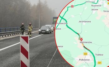 Karambol na S3. Ekspresówka jest zablokowana