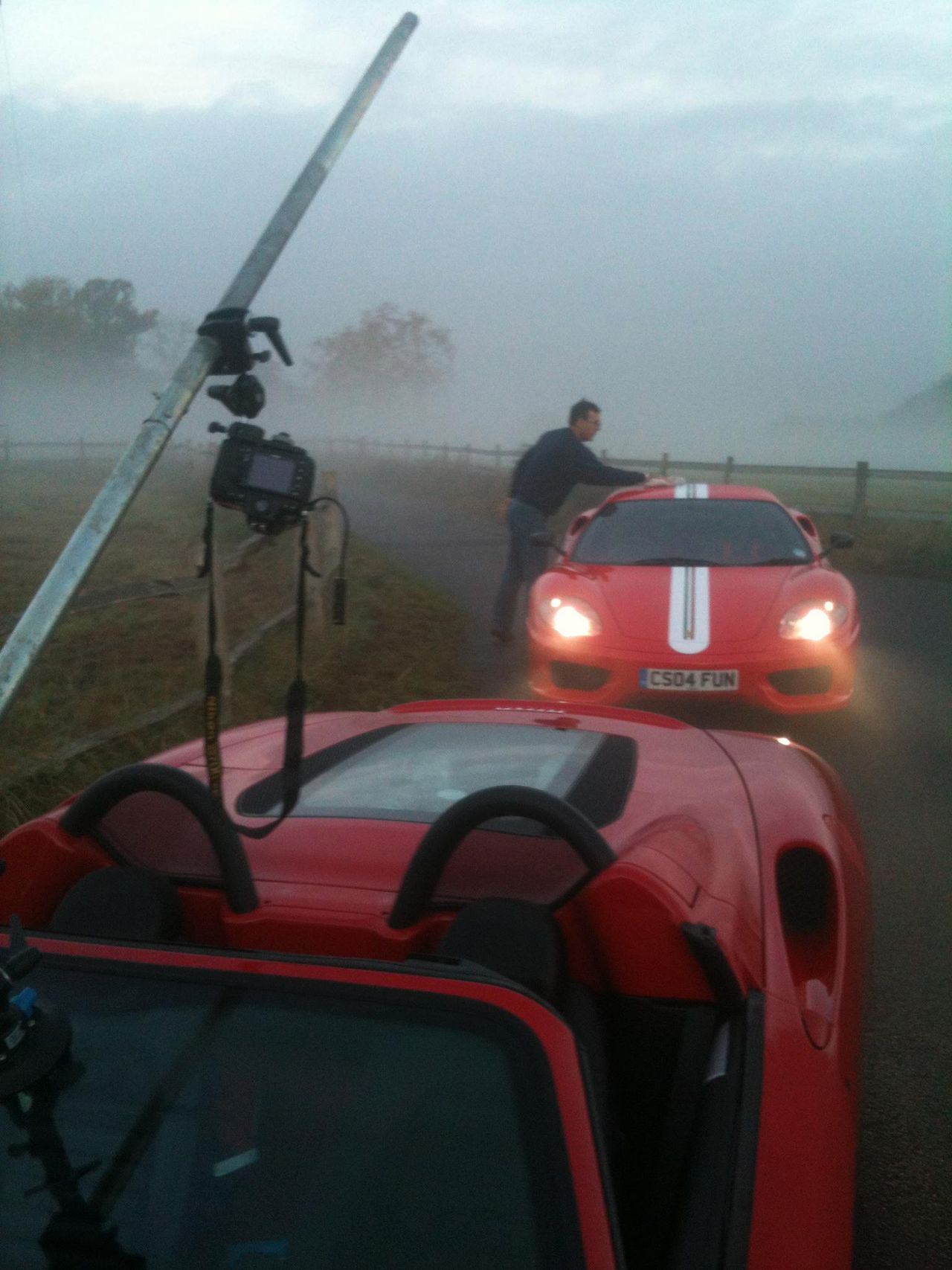 Ferrari rig shot - przygotowanie (fot. GFWilliams.net Photography)