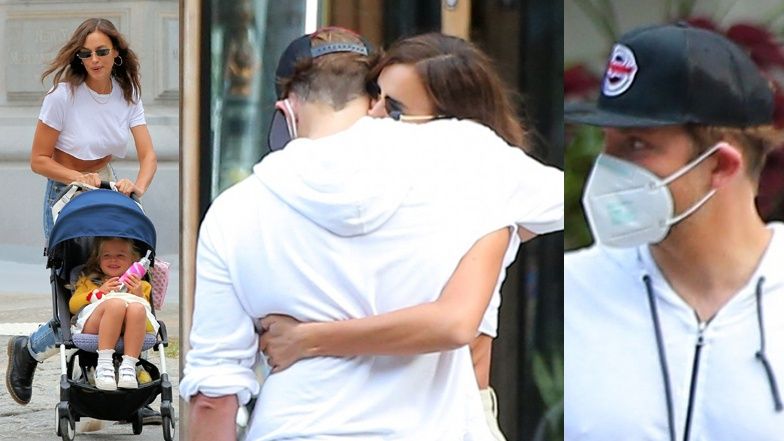 Irina Shayk i Bradley Cooper na spacerze z córką