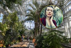 Milla Jovovich w Krakowie. Gwiazda zachwyca się ogrodem botanicznym