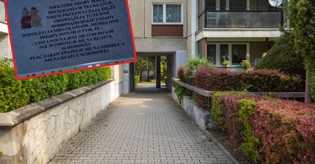 Sąsiedzi mieli dość. Wywiesili kartkę z "zasadami współżycia"