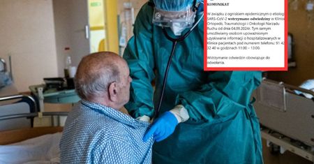 Zakaz do odwołania. Ognisko epidemiczne COVID-19 w szpitalu