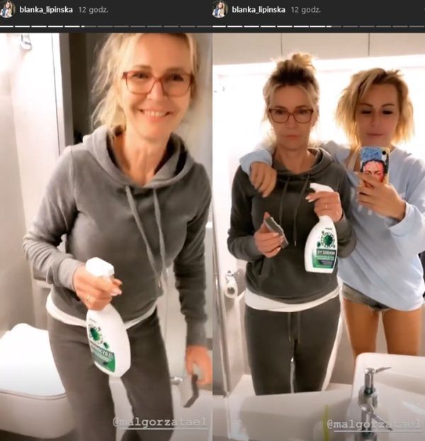 Blanka Lipińska i Aleksander Baron