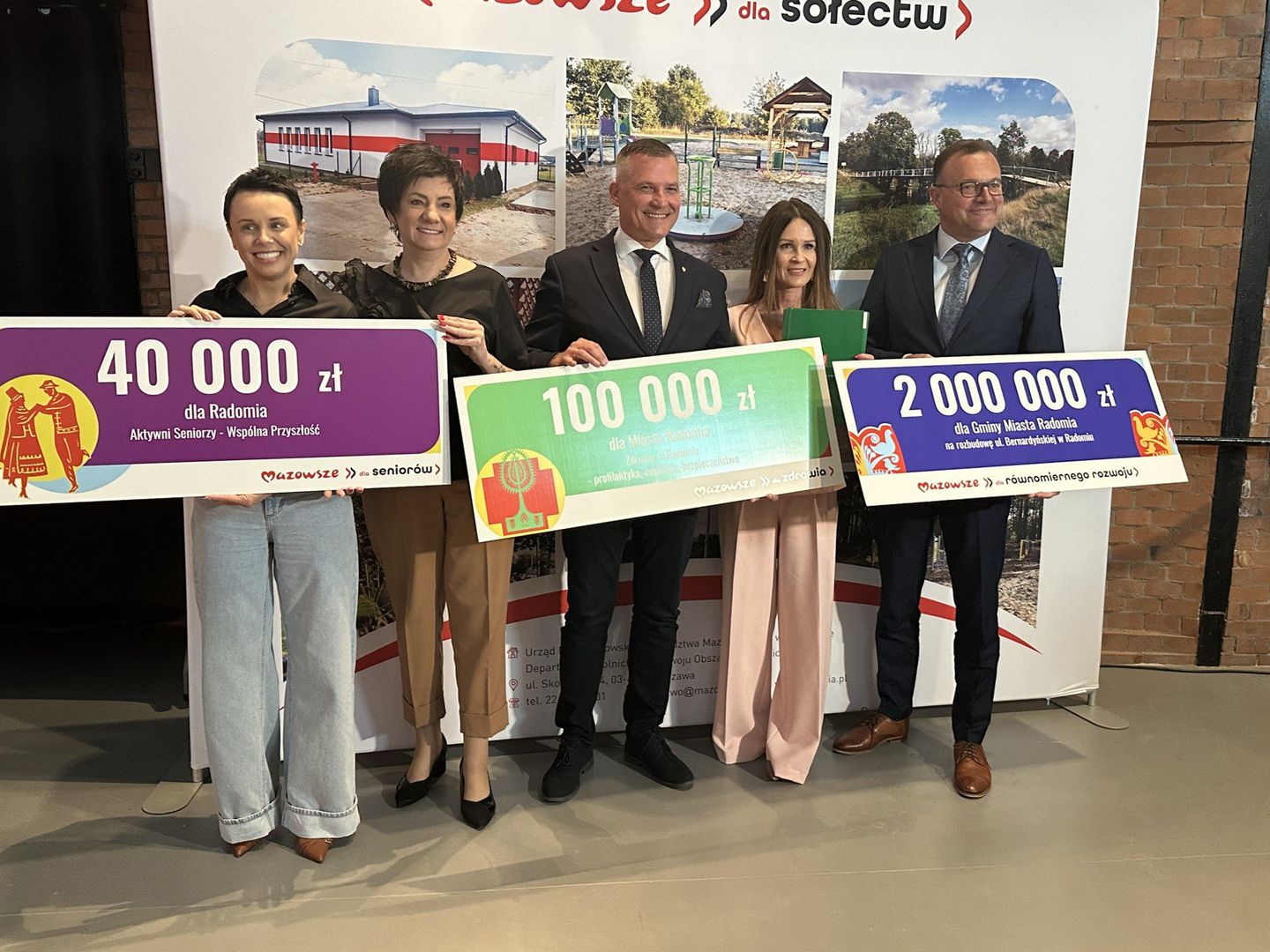 Przed podpisaniem umów w sprawie dotacji dla Radomia.