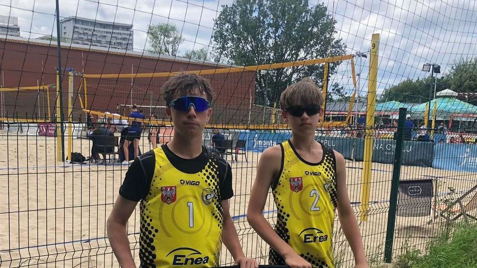 Czarni Połaniec Marcel Wanat z Kielc i Michał Kucharczyk