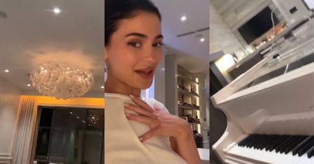 Kylie Jenner pochwaliła się wnętrzem willi wartej 148 milionów złotych. Bar i salon robią wrażenie? (ZDJĘCIA)
