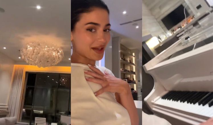 Kylie Jenner pochwaliła się wnętrzem willi wartej 148 milionów złotych. Bar i salon robią wrażenie? (ZDJĘCIA)