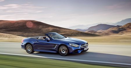 Mercedes-Benz SL po liftingu - znamy parametry silników