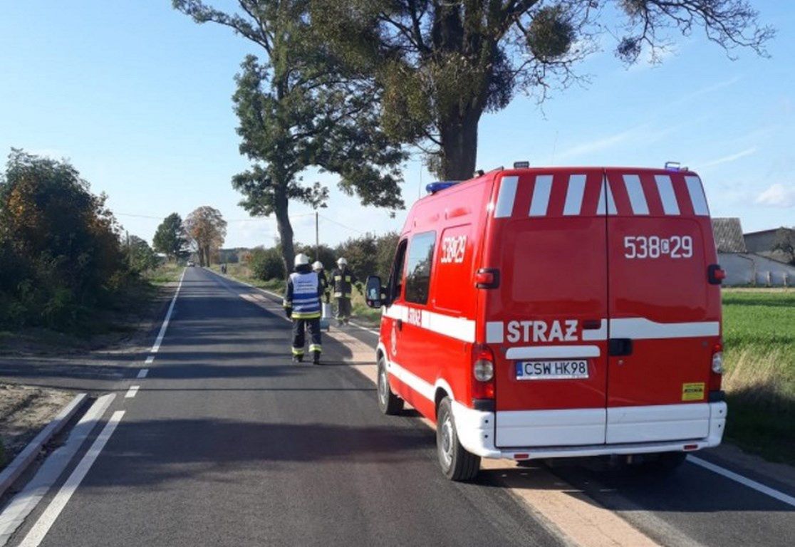 Makabryczny wypadek pod Limanową. Przygniecionej ofiary nie zdołano uratować