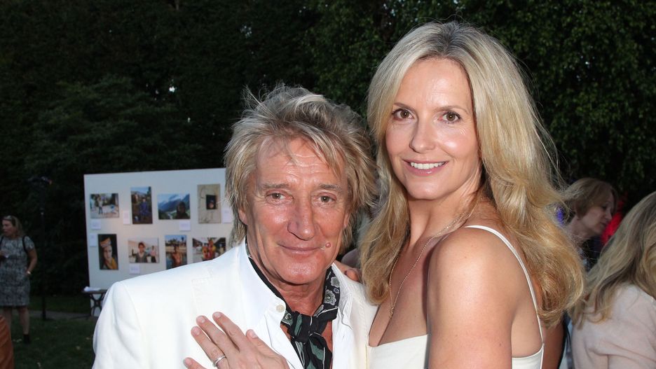 Rod Stewart i Penny Lancaster na jachcie
