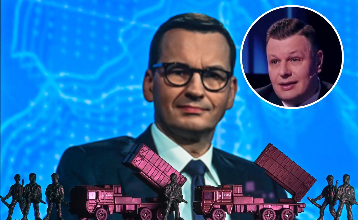 Mateusz Morawiecki i rosyjski propagandysta, który tak barwnie i kłamliwie opisał jego biografię