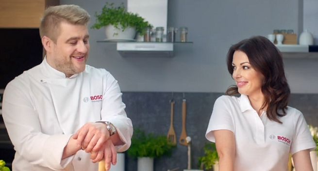 „Akademia smaku” - Katarzyna Glinka i Tomasz Jakubiak w miniserialu reklamującym Bosch (wideo)