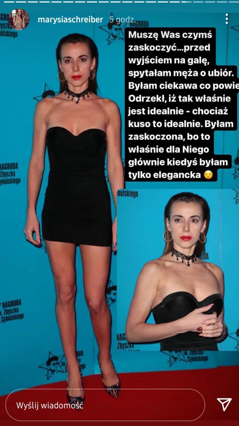 Schreiber opowiedziała fanom o reakcji męża na jej strój 