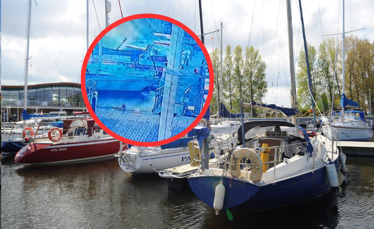 Wybuch na jachcie w Kołobrzegu