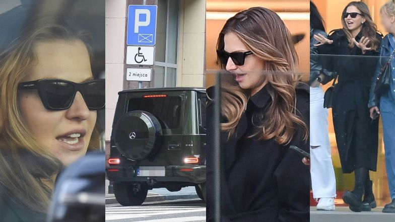 Anna Lewandowska parkuje na miejscu dla niepełnosprawnych