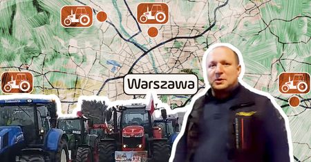 Ruszyli na Warszawę. Jeden z rolników: "Nie chcę nikogo straszyć, to nie wycieczka"
