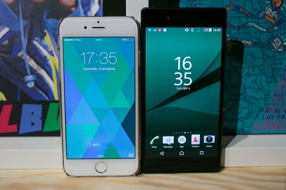 Sony Xperia Z5 i iPhone 6