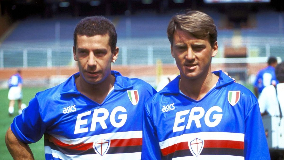 Bliźniacy, którzy zdobywali bramki, Gianluca Vialli i Roberto Mancini , grali razem w Sampdorii w latach 1984–1992.