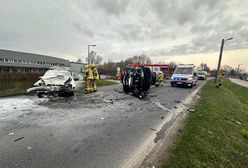 Poważny wypadek pod Sochaczewem. W akcji śmigłowiec LPR