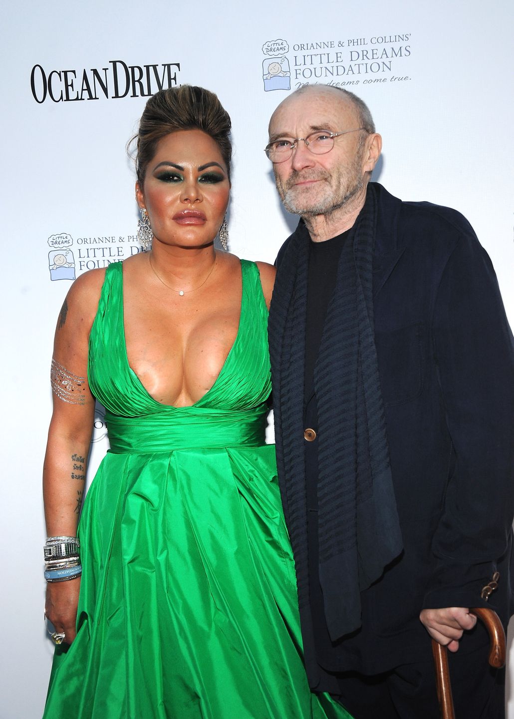 Phill Collins i Orianne Cevey