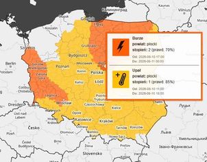 Niebezpieczna pogoda w Płocku. IMGW prognozuje burze i bardzo silny wiatr